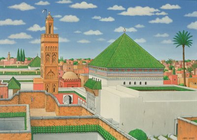 Rooftops, Marrakech by Larry Smart